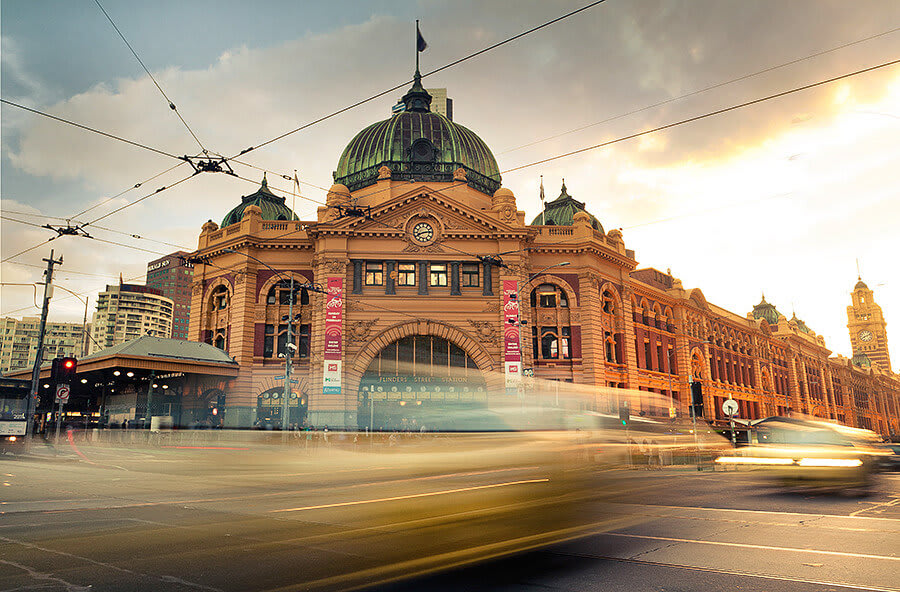 Flinders Street Train Station
