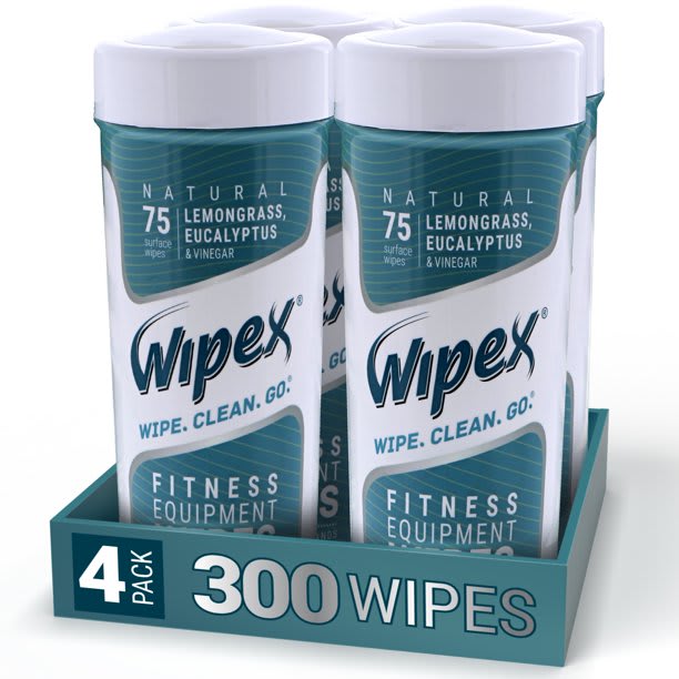 Wipex Natural Gym & Fitness Equipment Wipes