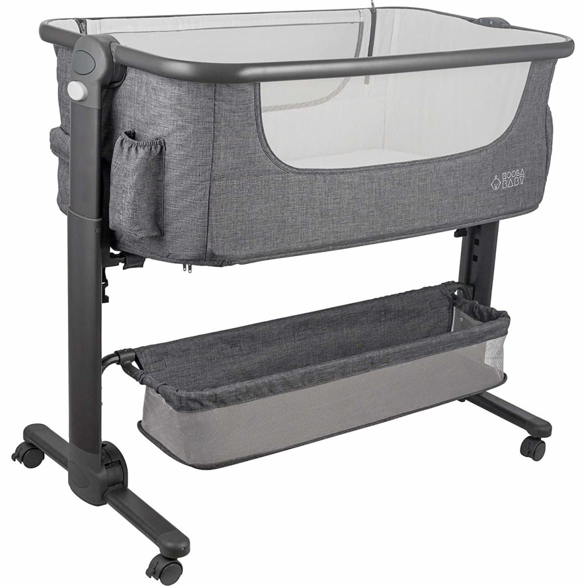 Easy Folding Portable Crib with Storage Basket for Newborn