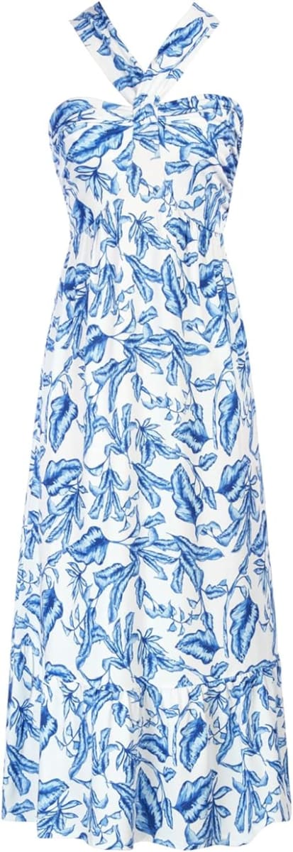 Ruched Maxi Dress w/ Pockets