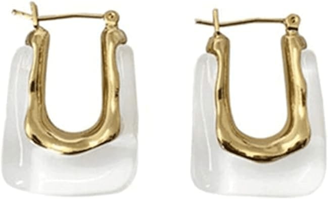 Stainless Steel Unique Hoops
