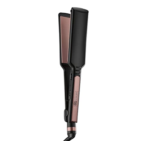 INFINITIPRO BY CONAIR Rose Gold Ceramic Flat Iron, 1 3/4 Inch, Black