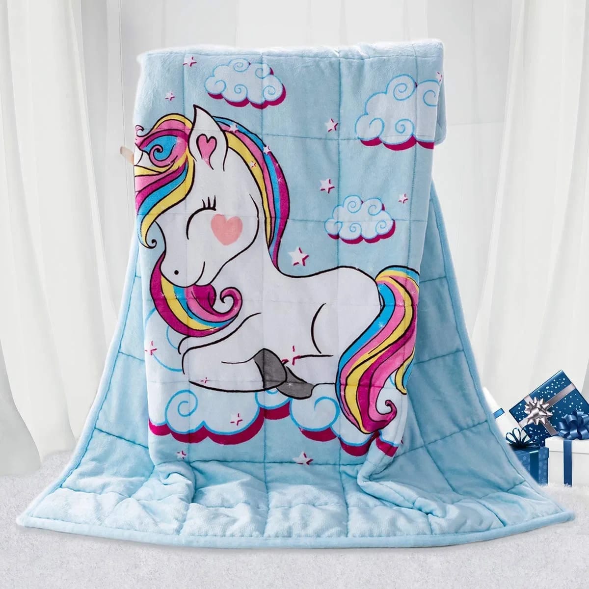Unicorn Fleece Blanket for Kids