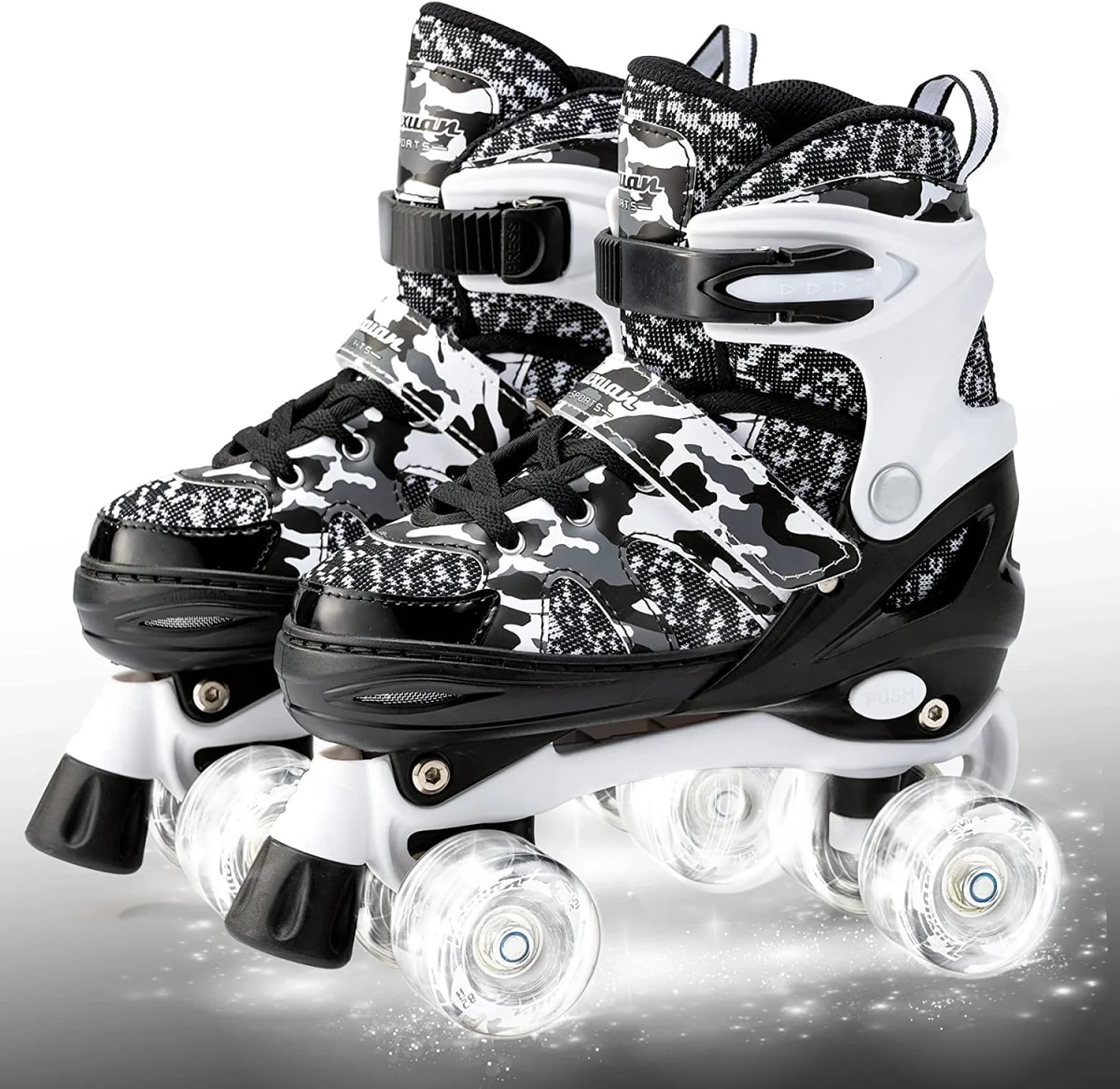 Adjustable Roller Skates with Light up Wheels