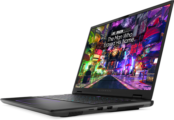 Alienware M16 R2, Intel Ultra 9-185H, RTX 4070, 32 GB DDR5-5600, 1 TB SSD, QHD+ 240 Hz 320 nits 100% sRGB