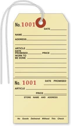 Layaway tags