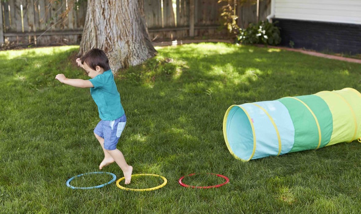 Build a backyard obstacle course