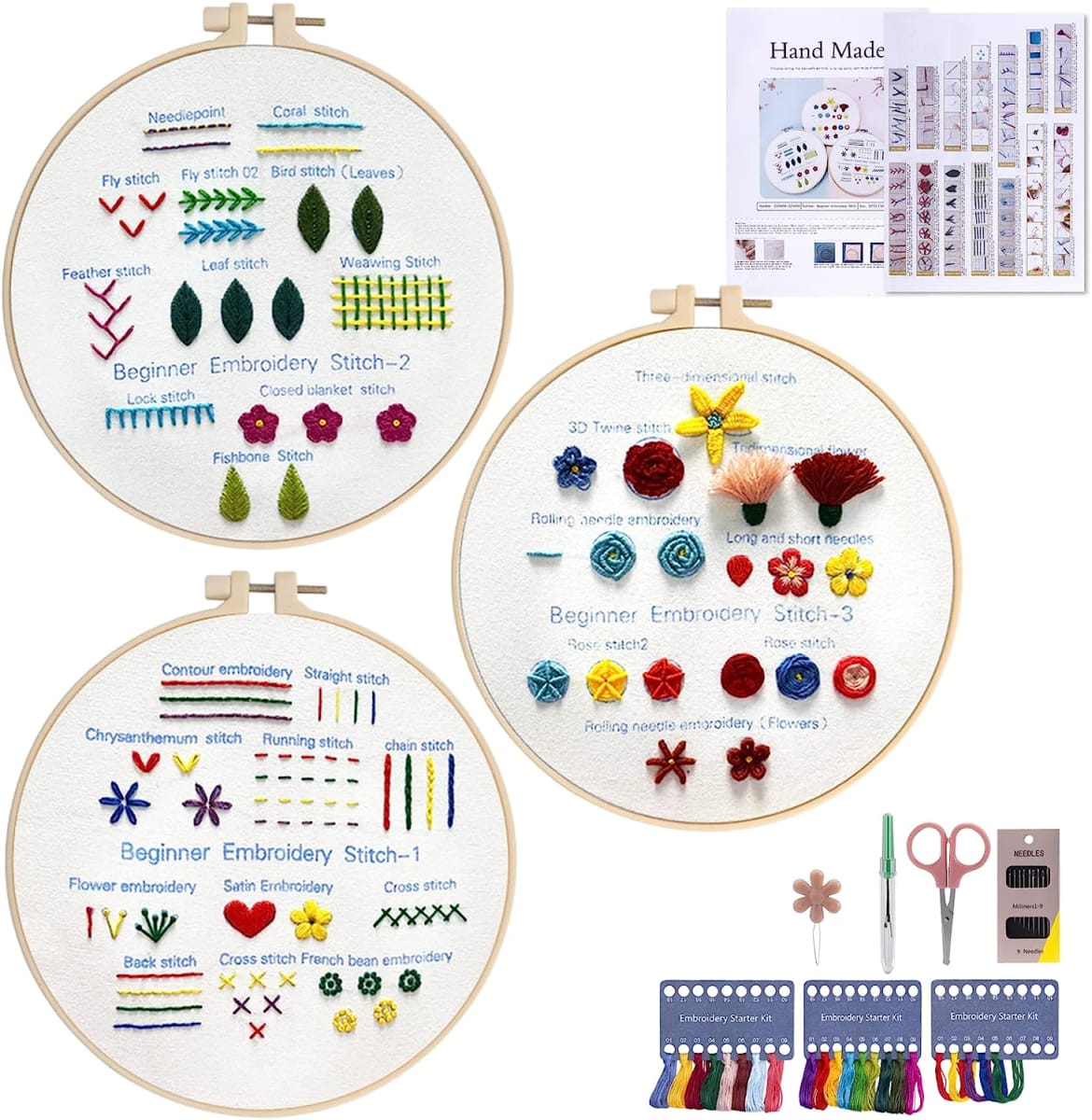 Hand Embroidery Starter Kit