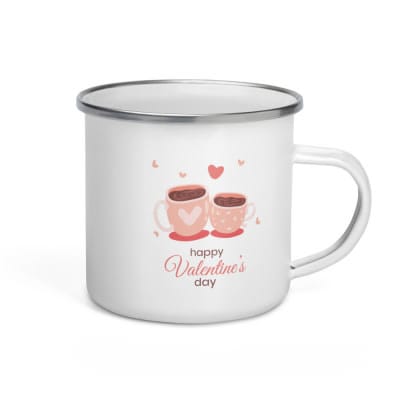 Custom Enamel Mug 12oz