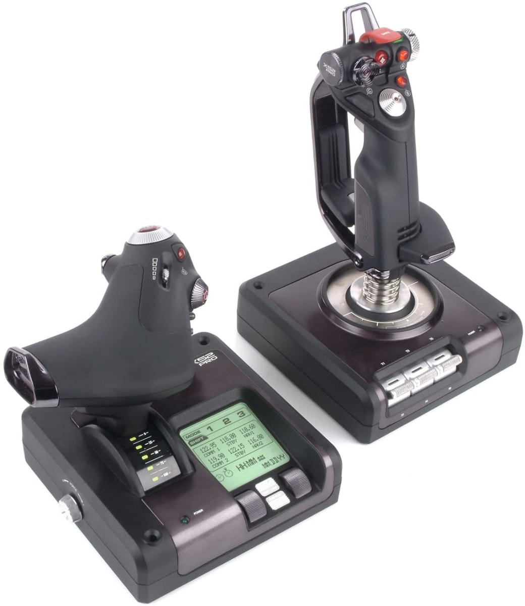 Saitek - Pro Flight X52 Pro Flight System Gaming Controller for PC