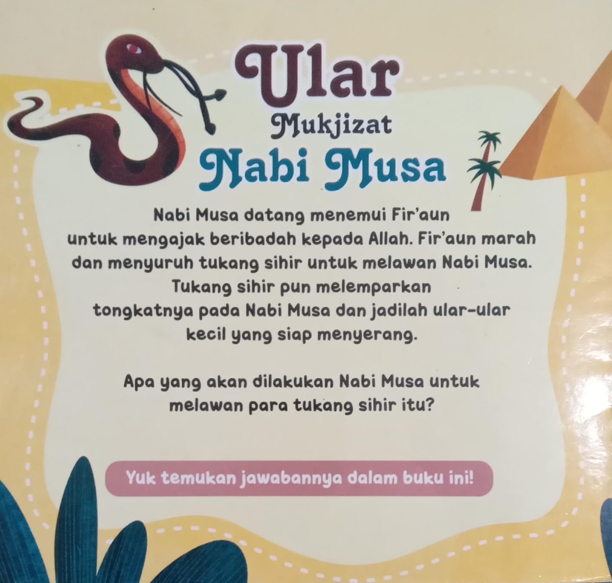 Ular Mukjizat Nabi Musa