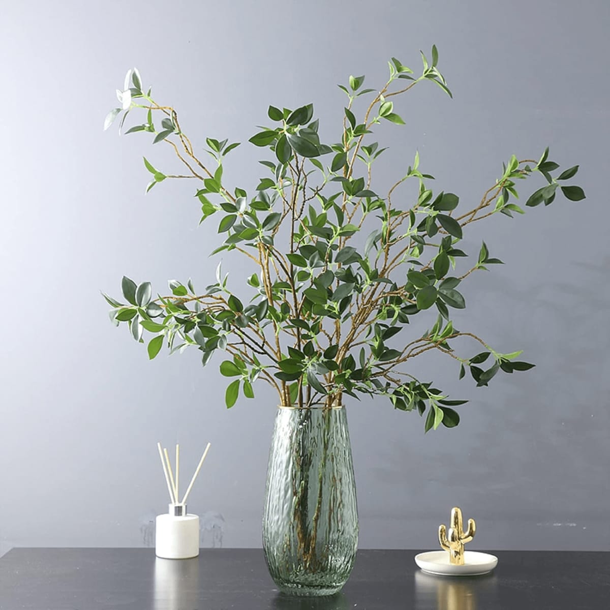 Green Leaf Stems