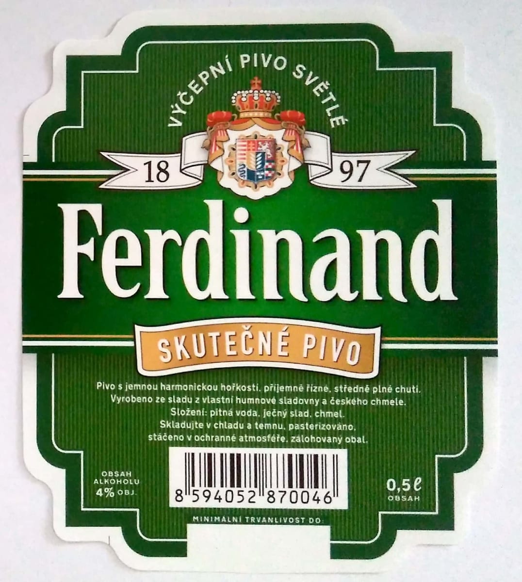 Ferdinand Výčepní světlé Etk. A