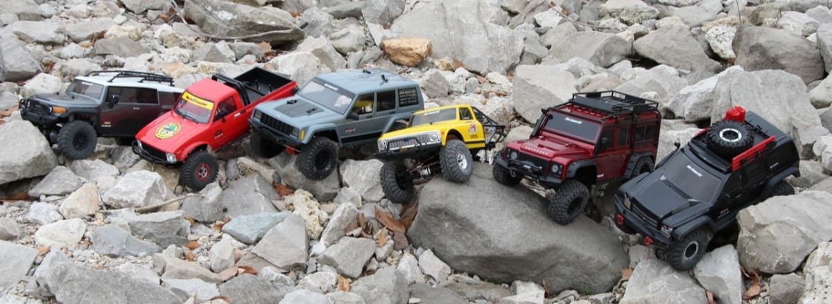 The Complete List of 1/10 RC Scale Rock Crawlers