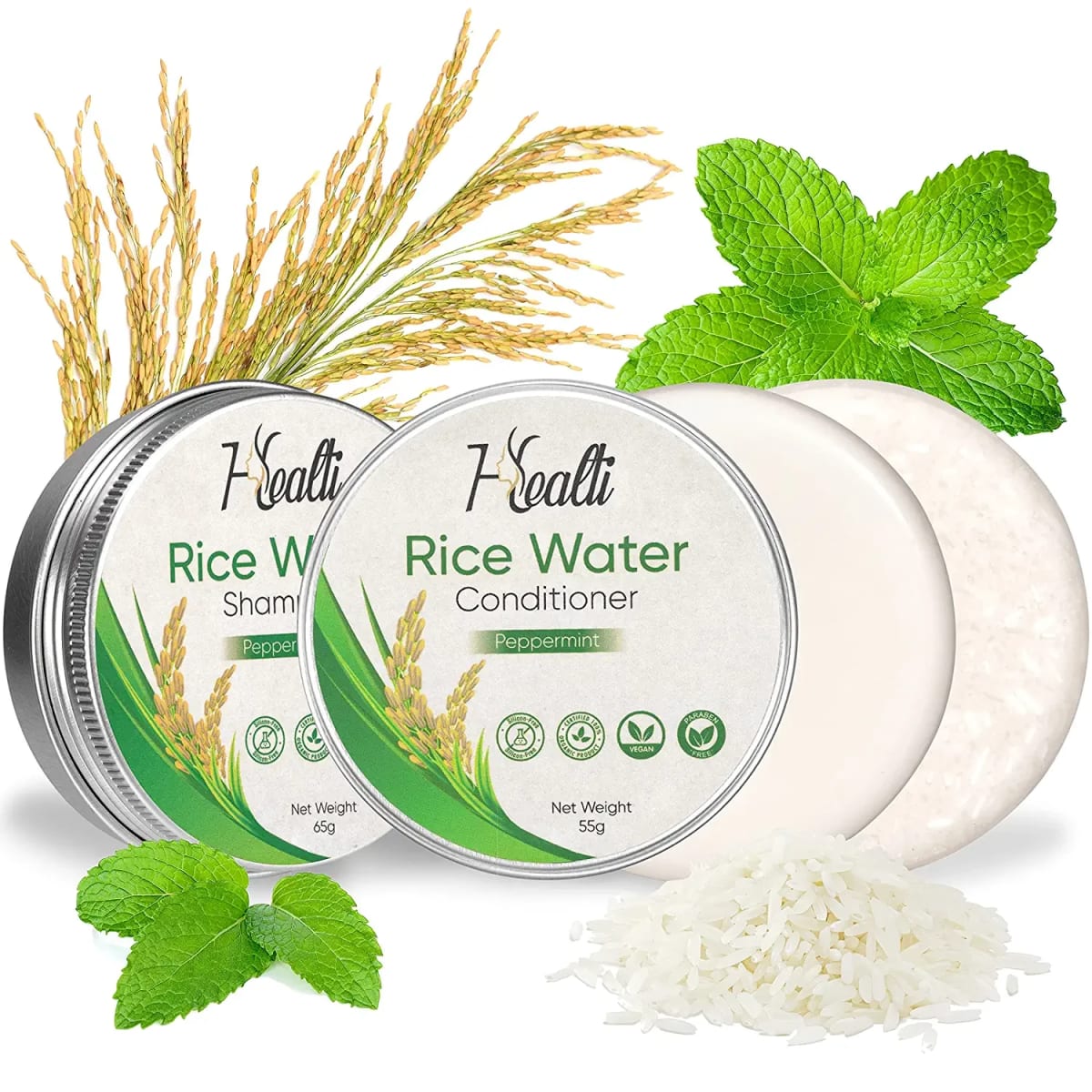 Rice Water Shampoo and Conditioner - Rice Water for Hair Growth Moisturizing