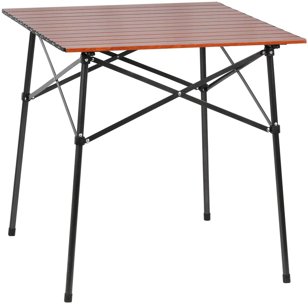 Lightweight Aluminum Folding Square Table