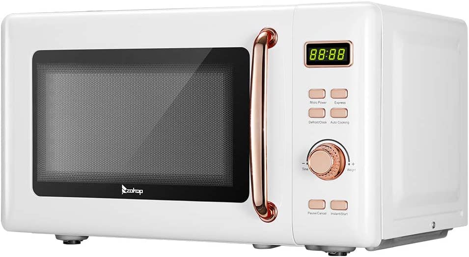fuhan 20L/0.7cuft Retro Microwave