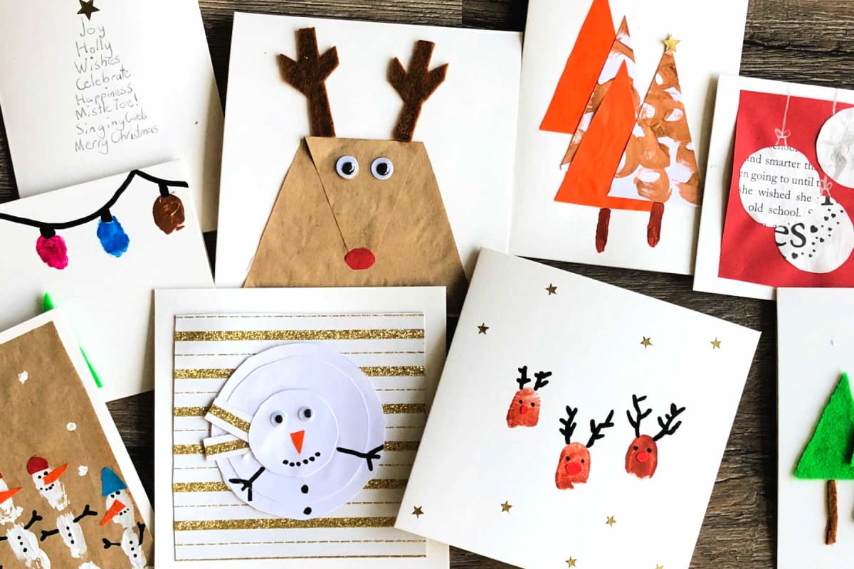 Make homemade Christmas cards