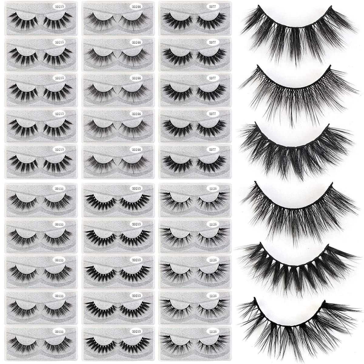 Lashes Natural Look to Dramatic False Eyelashes