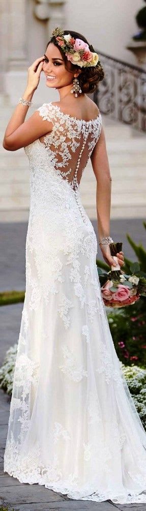 Research and order your bridal gown. Samples below: