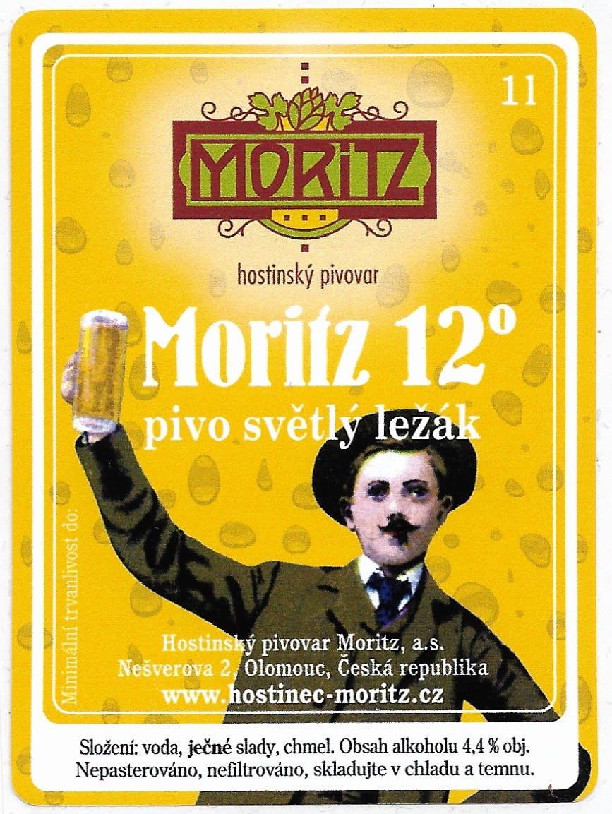Moritz 12 světlý ležák Etk.A