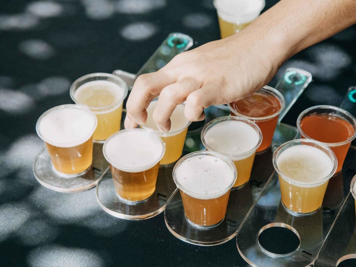 Go on a brewery crawl through the city's craft beer scene