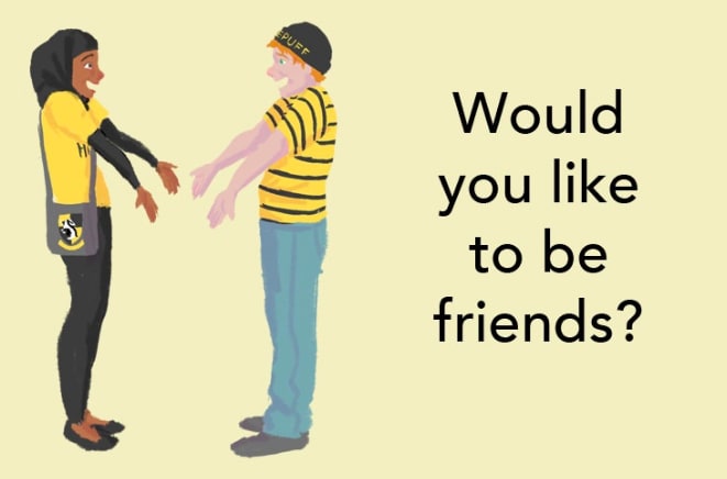 Quisieras ser mi amigo(a)