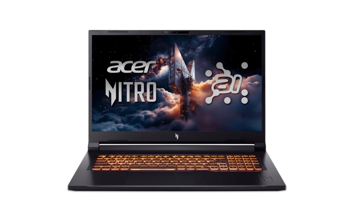 Acer Nitro V17 AI, Ryzen AI 7-350, RTX 4050, 16 GB DDR5-5600, FHD 180 Hz 300 nits 100% sRGB