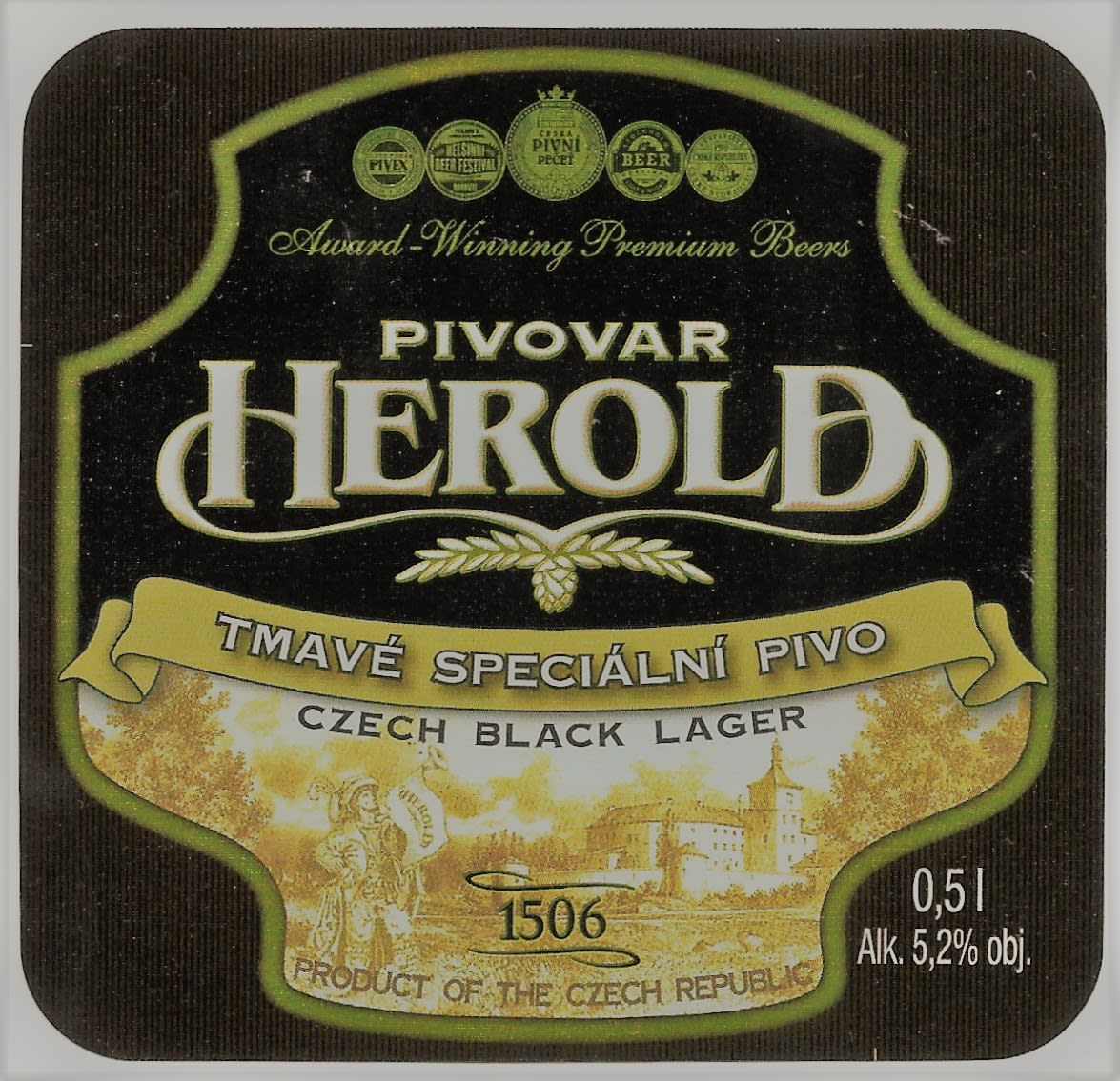 Herold Tmavé speciální pivo Etk. A