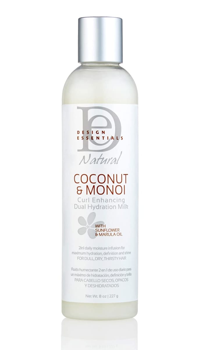 Design Essentials Curl Enhancing Dual Hydration Milk With Sunflower & Marula Oil - Coconut & Monoi Collection
