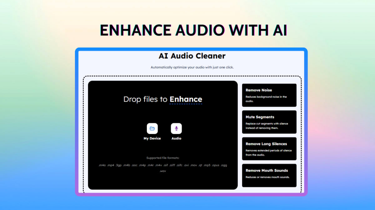 AI Audio Ehancer