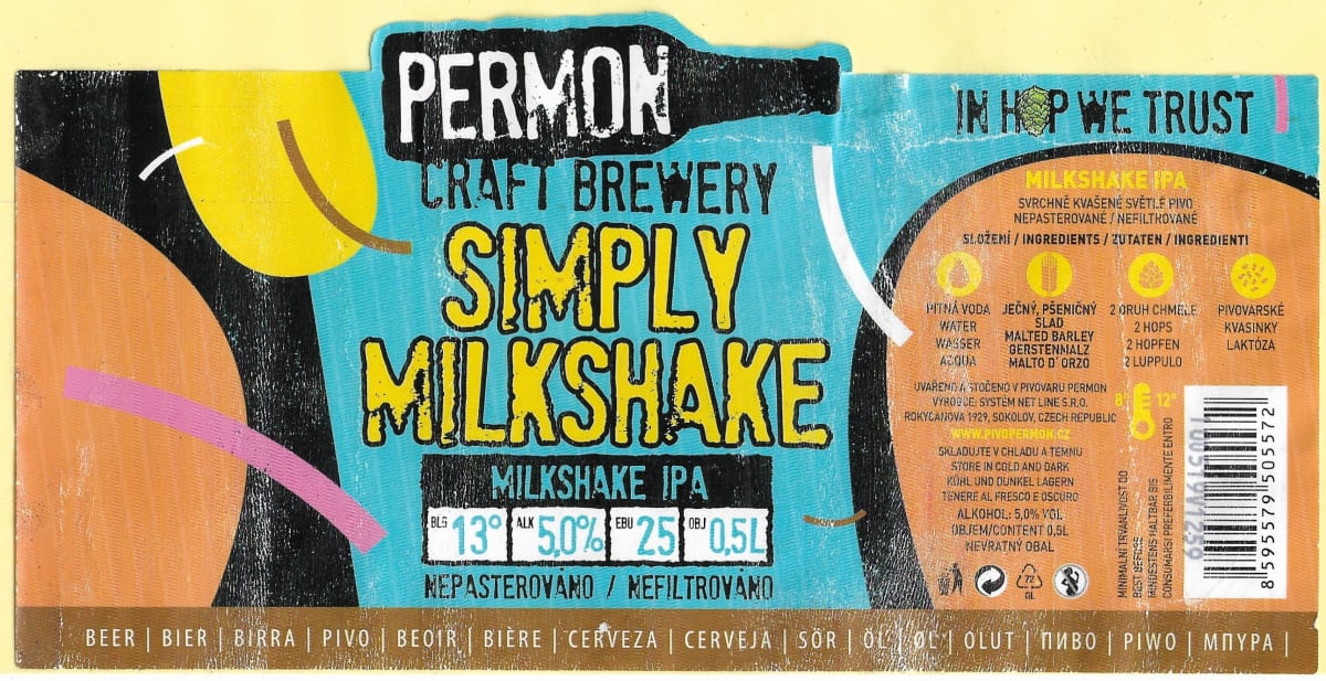Permon Simply milkshake
