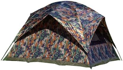 Texsport 5 Person Headquarters Camo Square Dome Family Camping Backpacking Tent