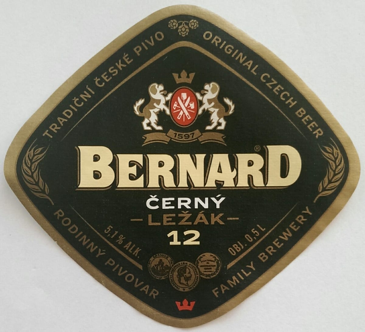 Bernard Černý ležák 12 0,5L
