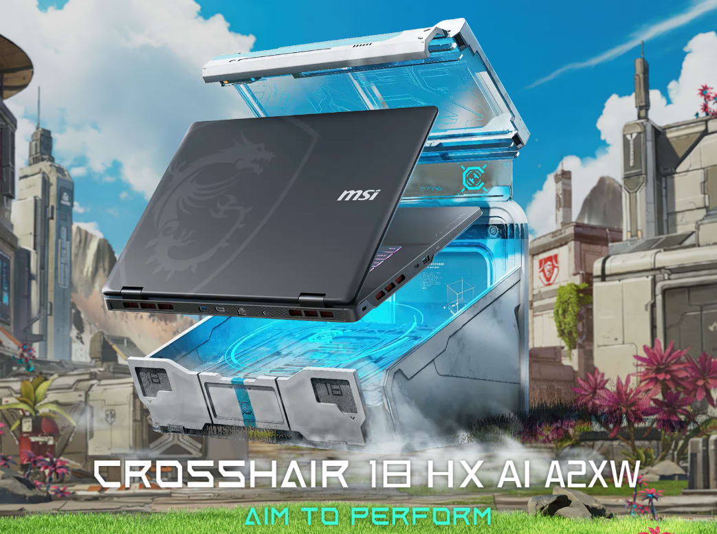 MSI Crosshair 18 HX AI, Intel Ultra 9-275HX, RTX 5070, 32 GB DDR5-5600, QHD+ 240 Hz 100% DCI-P3