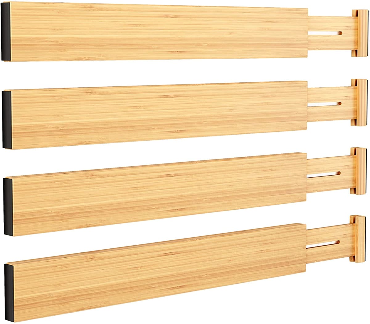 Adjustable Bamboo Drawer Dividers / Separators