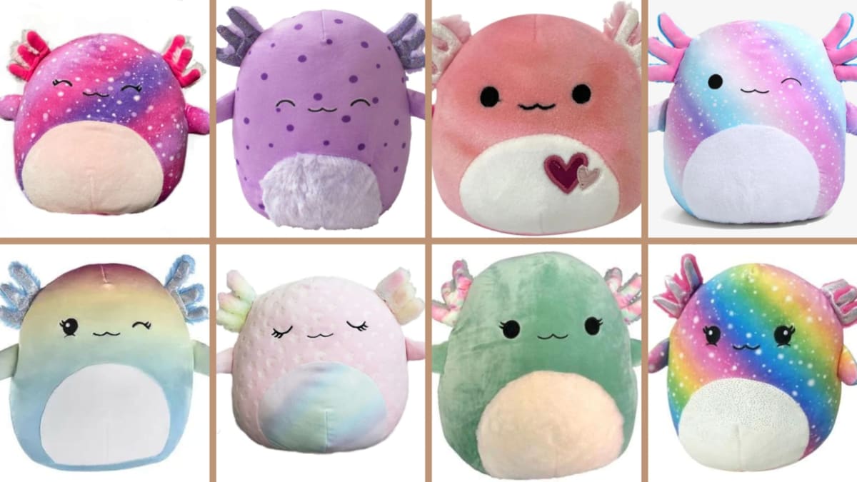 The Ultimate list of Axolotl Squishmallows