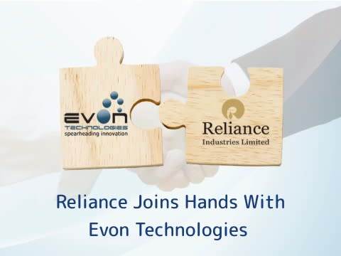Reliance Picks Evon Technologies for Advanced Tech Services