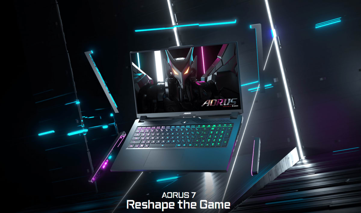 Gigabyte Aorus 7, i5-12500H, RTX 4060, 16 GB DDR4-3200, 512 GB SSD, FHD 360 hz 340 nits 100% sRGB