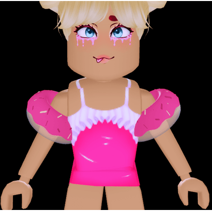 Nomnom Frosted Donut Arm Floaties