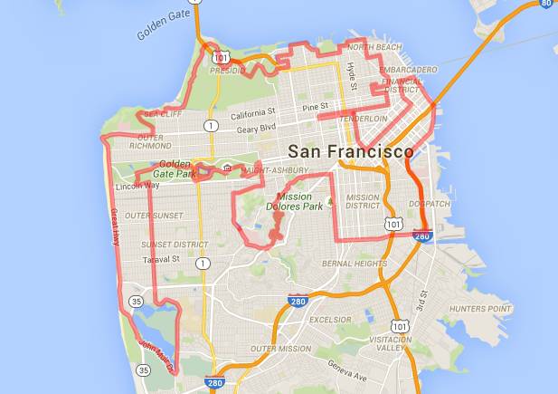 Take a 49-Mile Drive Around San Francisco