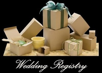 Register for wedding gifts