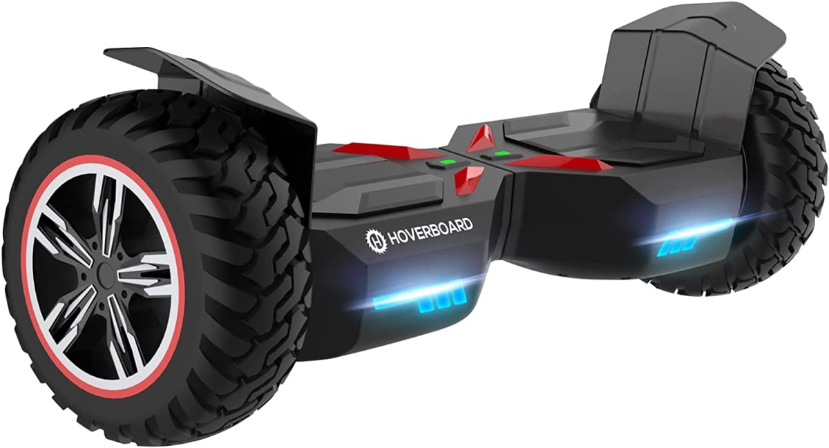 All Terrain Off-Road Hoverboard for Adults, Electric Hoverboards for Kids Ages 6-12, UL 2272 Certified Self Balancing Hover Board for Teens, 8.5" E4 Hoover Board with Bluetooth Speaker & Front Lights