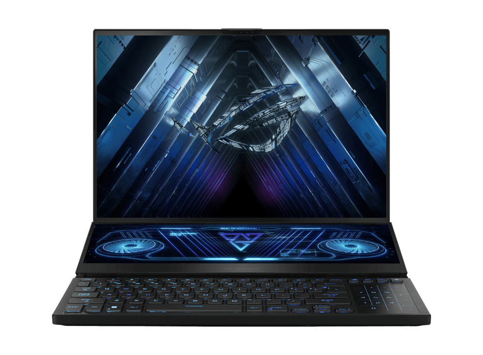 Asus Zephyrus DUO 16, Ryzen 9-7945HX, RTX 4080, 32 GB DDR5-4800, 1 TB SSD, QHD+ 240 hz 1100 nits Mini-LED