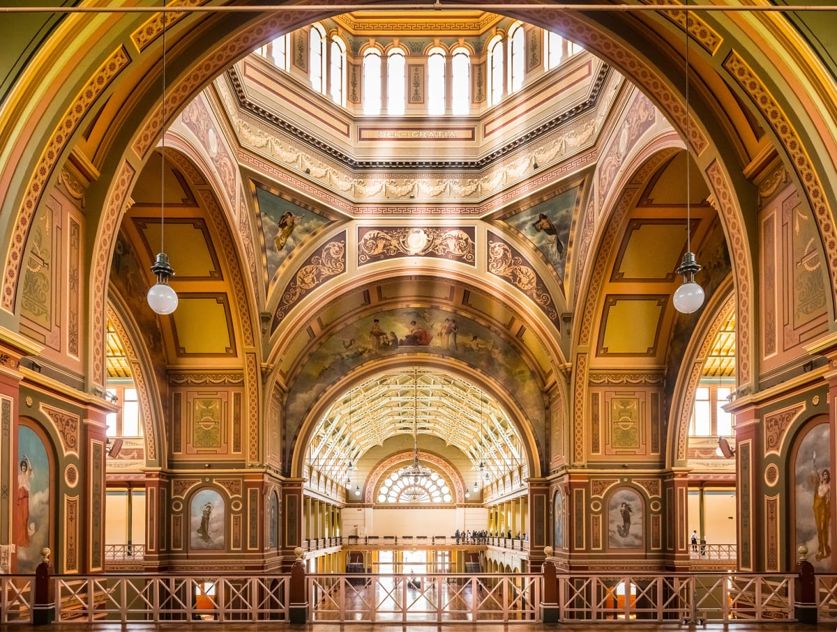 Take a guided tour of the Royal Exhibition Building