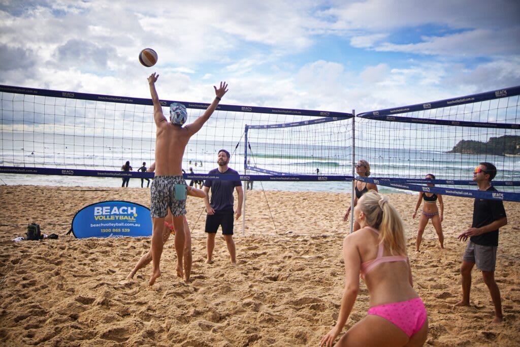 Join a beach volleyball league at Manly Beach