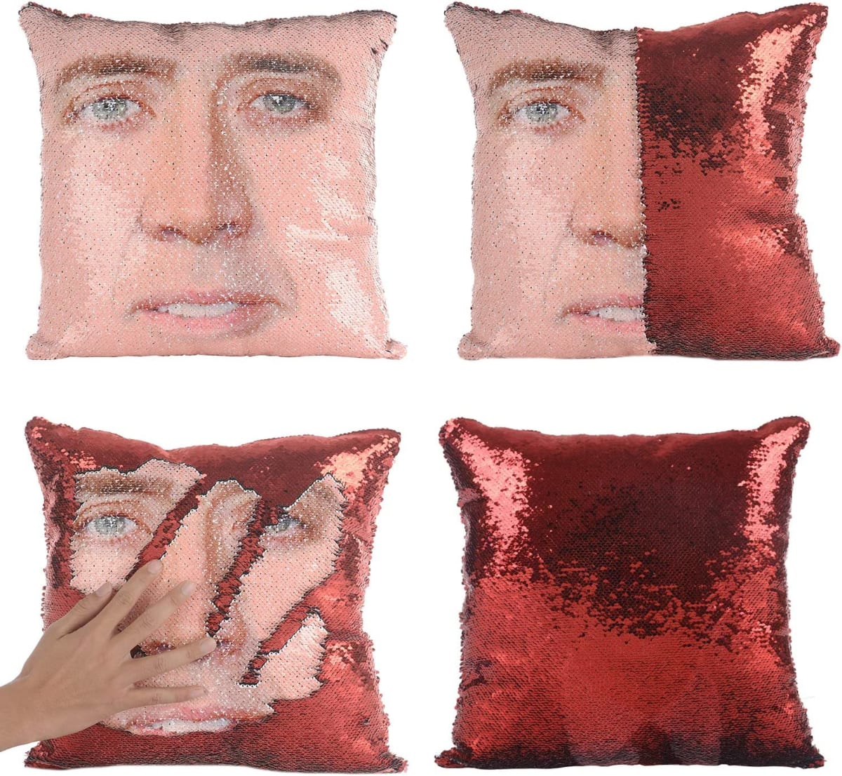 Nicolas Cage Mermaid Pillow Cover