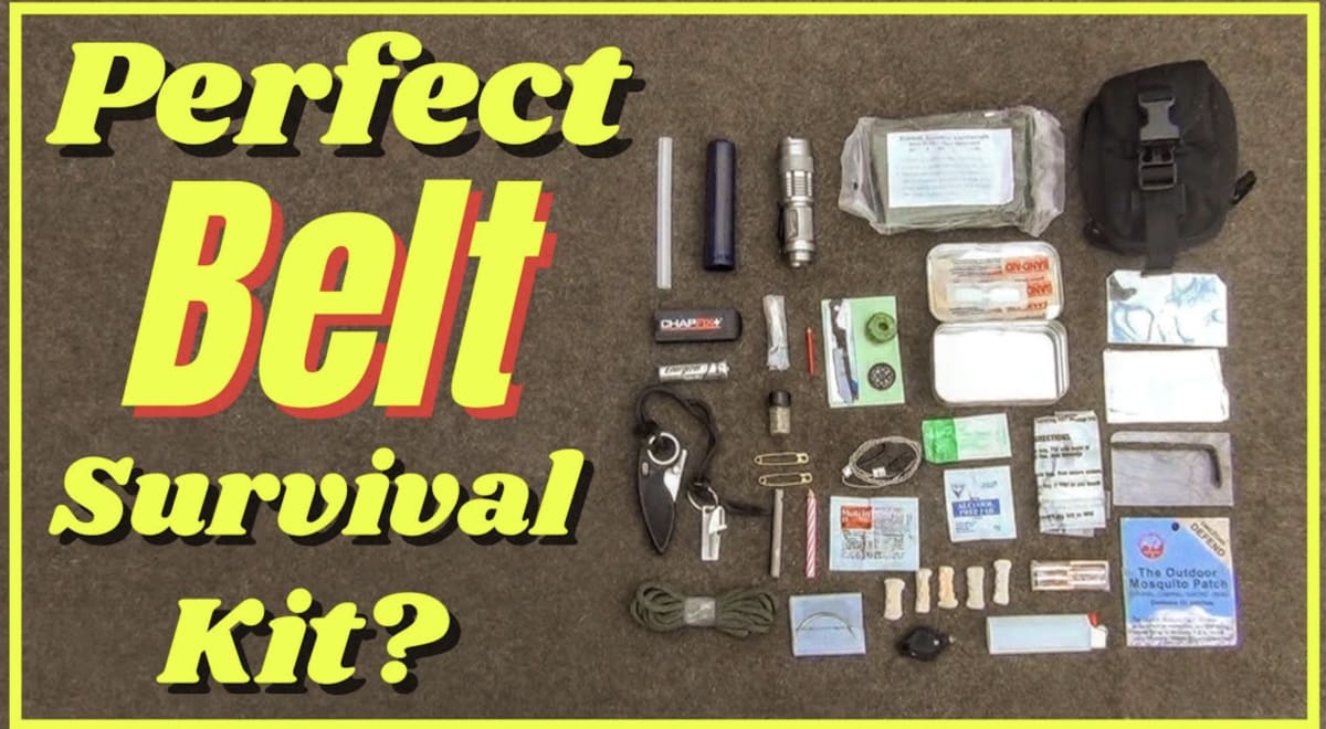 Perfect Belt for Survival Kit