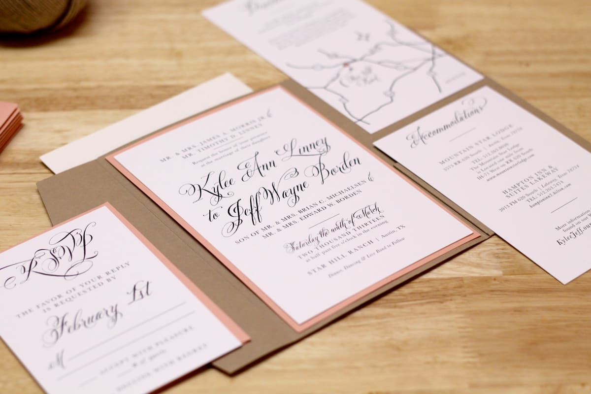 Order wedding invitations