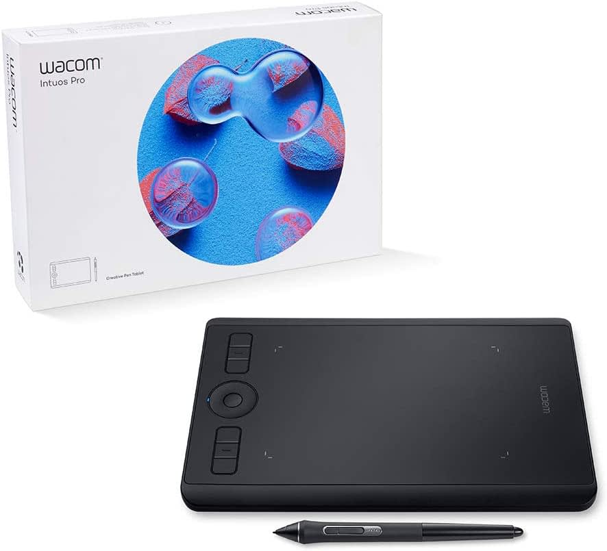 Wacom PTH460K0A Intuos Pro Digital Graphic Drawing Tablet